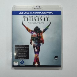 MICHAEL JACKSON'S : THIS IS IT 3D BLU RAY