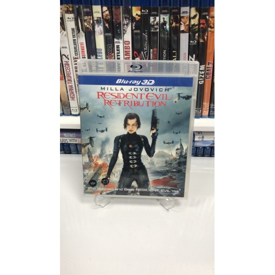 RESIDENT EVIL : RETRIBUTION 3D2D BLU RAY