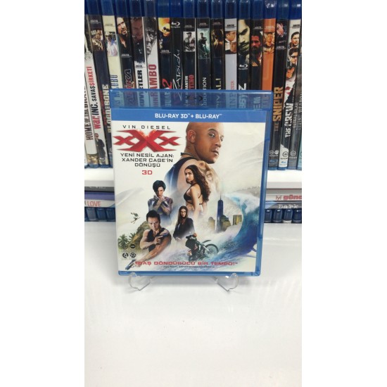 XXX : YENİ NESİL AJAN XANDER CAGE'İN DÖNÜŞÜ 3D2D BLU RAY