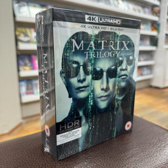 THE MATRIX TRILOGY 4K UHD + BLU RAY + BONUS BLU RAY ( 9 DİSK )