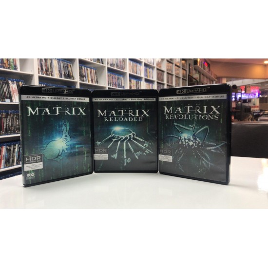 MATRIX TRILOGY 4K UHD + BLU RAY