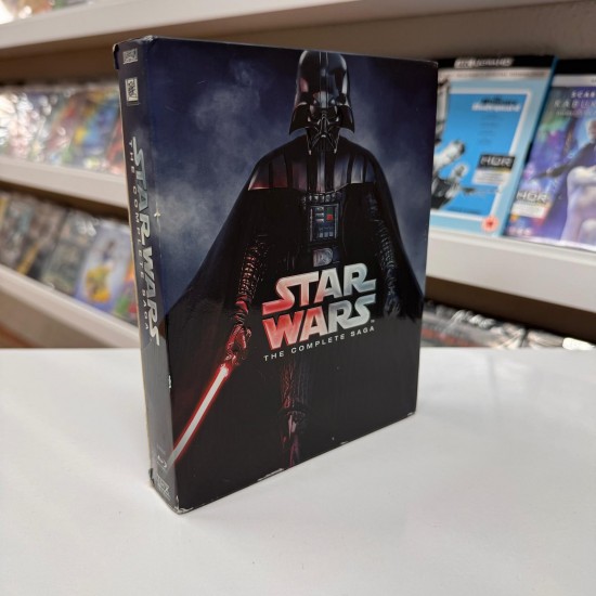 STAR WARS : THE COMPLETE SAGA BLU RAY BOX SET ( 9 DISK )