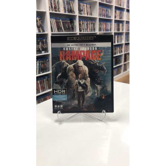 RAMPAGE 4K UHD + BLU RAY