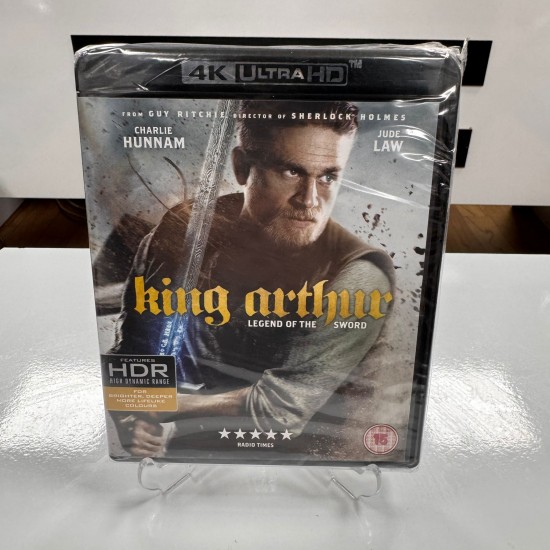 KING ARTHUR : LEGEND OF THE SWORD 4K UHD + BLU RAY