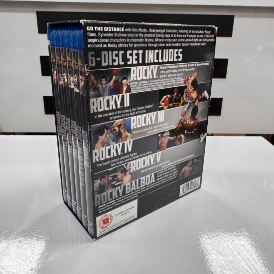 ROCKY - HEAVYWEIGHT COLLECTION 6 MOVIES BLU RAY BOX SET