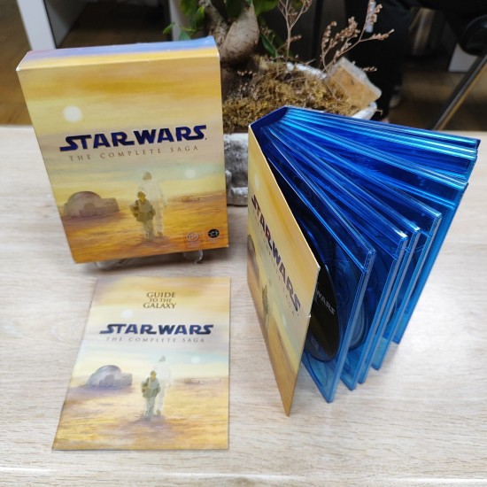 STAR WARS THE COMPLETE SAGA BLU RAY BOX SET ( 9 DİSK )