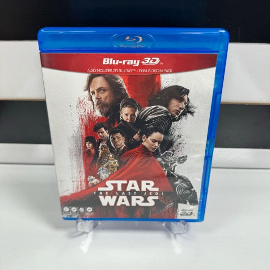 STAR WARS : THE LAST JEDI 3D + 2D + BONUS BLU RAY 