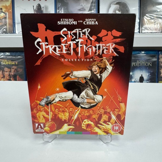 SISTER STREET FIGHTER COLLECTION BLU RAY - 2 DISC ( ARROW VIDEO )