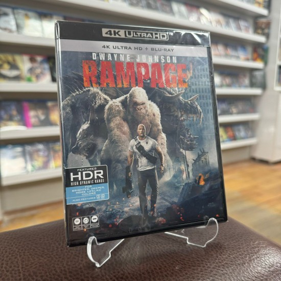 RAMPAGE 4K UHD + BLU RAY 