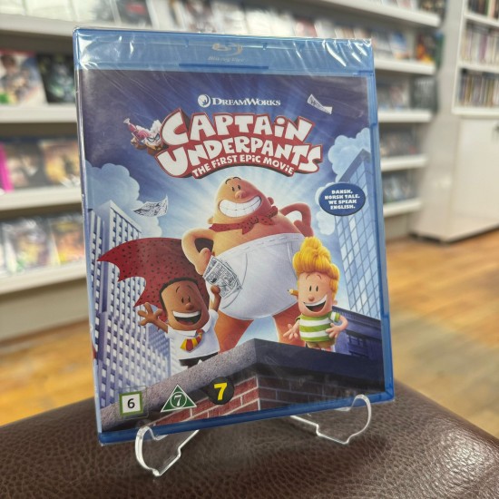 CAPTAIN UNDERPANTS : THE FIRST EPIC MOVIE BLU RAY