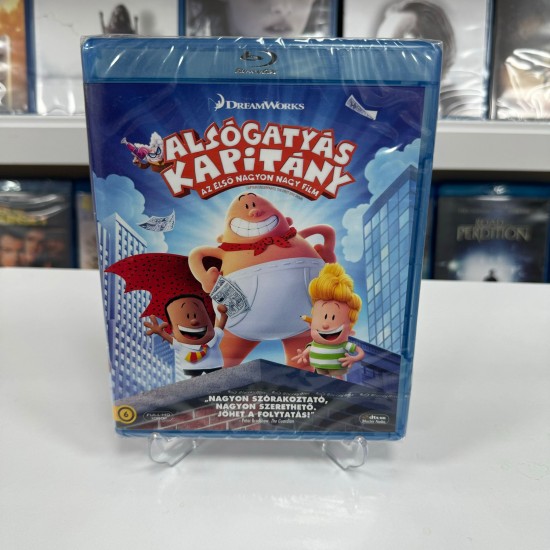 CAPTAIN UNDERPANTS : THE FIRST EPIC MOVIE BLU RAY