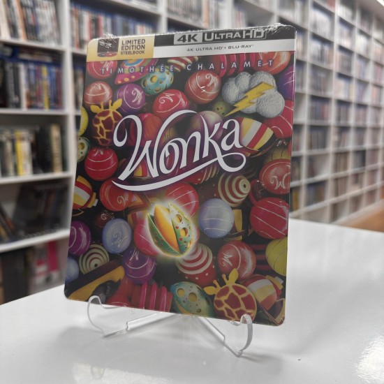 WONKA 4K UHD + BLU RAY STEELBOOK