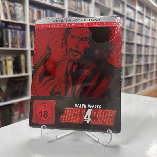 JOHN WICK : CHAPTER 4 STEELBOOK 4K UHD + BLU RAY 