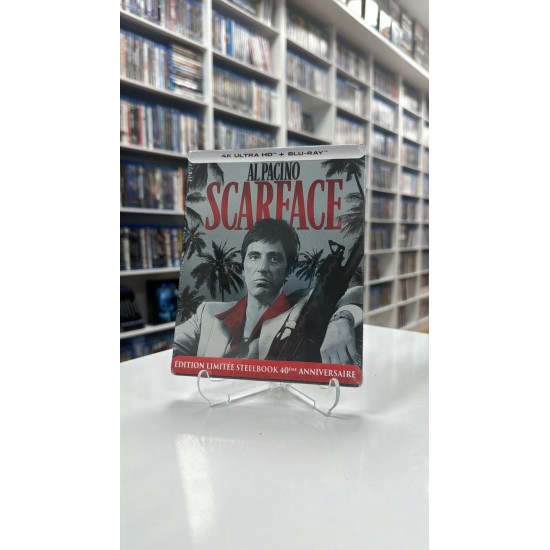 YARALI YÜZ - SCARFACE STEELBOOK 4K UHD + BLU RAY