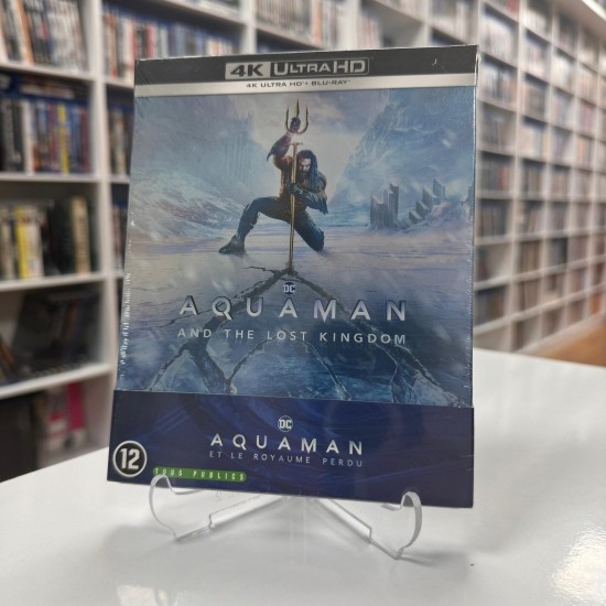 AQUAMAN AND THE LAST KINGDOM STEELBOOK 4K UHD + BLU RAY