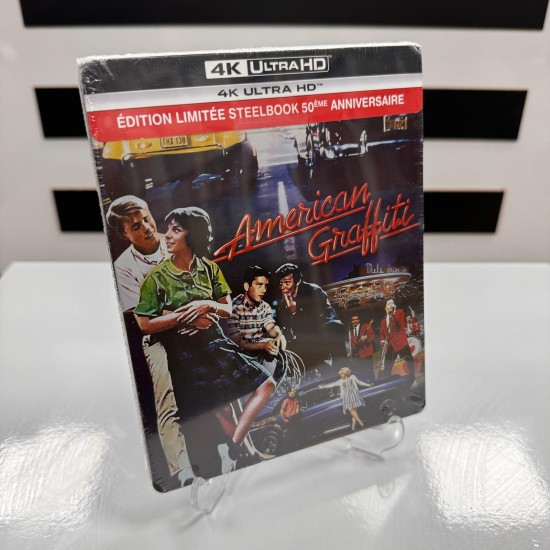 AMERICAN GRAFFITI 4K UHD + BLU RAY LIMITED EDITION STEELBOOK