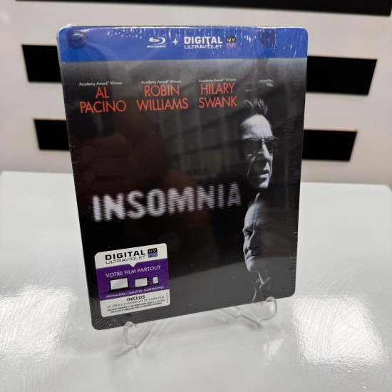 INSOMNIA STEELBOOK BLU RAY