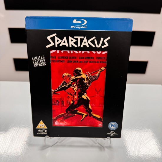 SPARTACUS BLU RAY ( LIMITED ARTWORK EDITION )