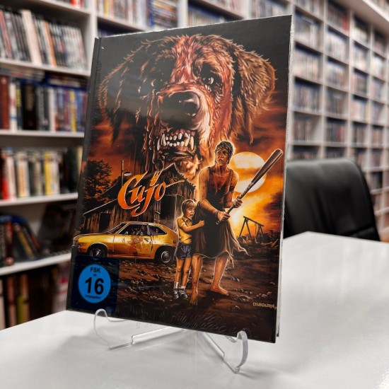 CUJO - VAHSI KOPEK MEDIABOOK BLU RAY ( 2 DISK ) - LIMITED EDITION NUMBER 152 / 999 