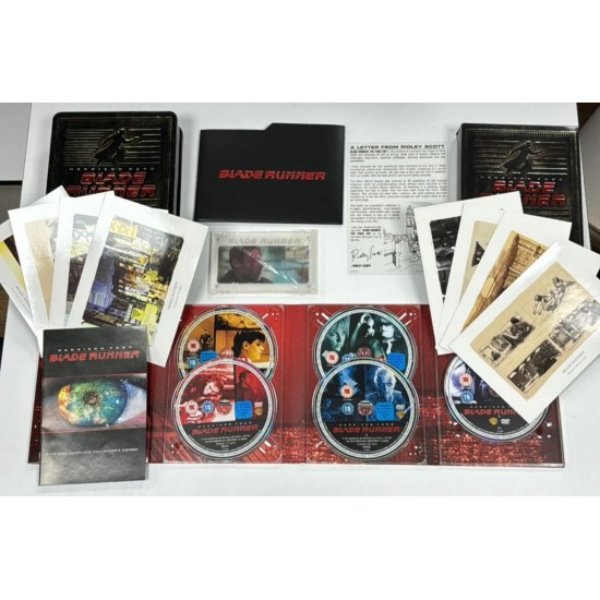 BLADE RUNNER COLLECTORS EDITION TIN BOX DVD BOX SET - 5 DISK