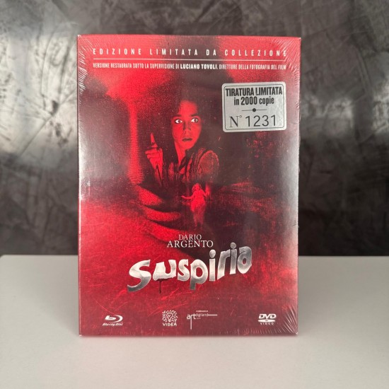 SUSPIRIA ( DARIO ARGENTO ) LIMITED EDITION DIGIPACK BLU RAY + DVD