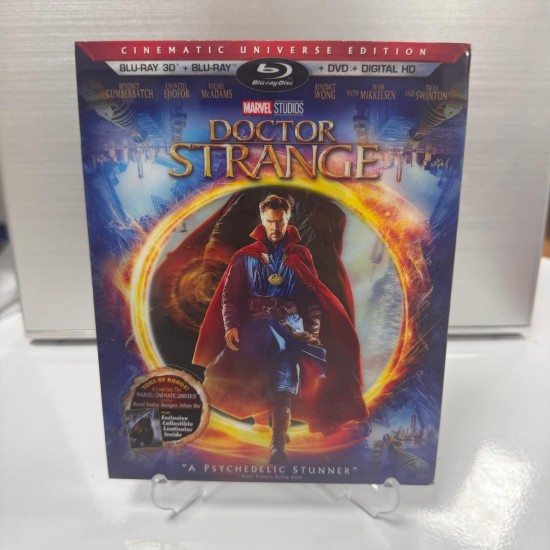 DOCTOR STRANGE BLU RAY - 3D2D - 2 DISK - OZEL LENTICULAR KAPAK ( CINEMATIC UNIVERSE EDITION )