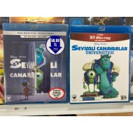 SEVİMLİ CANAVARLAR SERİSİ 3D2D BLURAY
