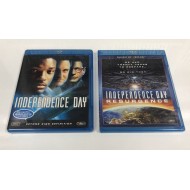 INDEPENDENCE DAY - INDEPENDENCE : RESURGENGE BLU RAY SET