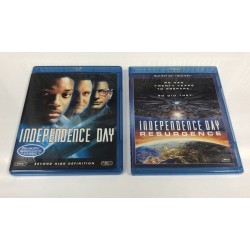 INDEPENDENCE DAY - INDEPENDENCE : RESURGENGE BLU RAY SET