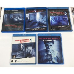PARANORMAL ACTIVITY - 5 FILM BLU RAY SET