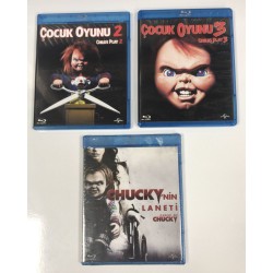 CHILD PLAY ( CHUCKY ) 3 FILM BLU RAY SET