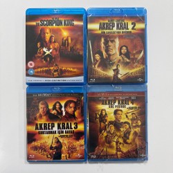 AKREP KRAL 1 - 2 - 3 - 4 BLU RAY SET ( 4 FILM )