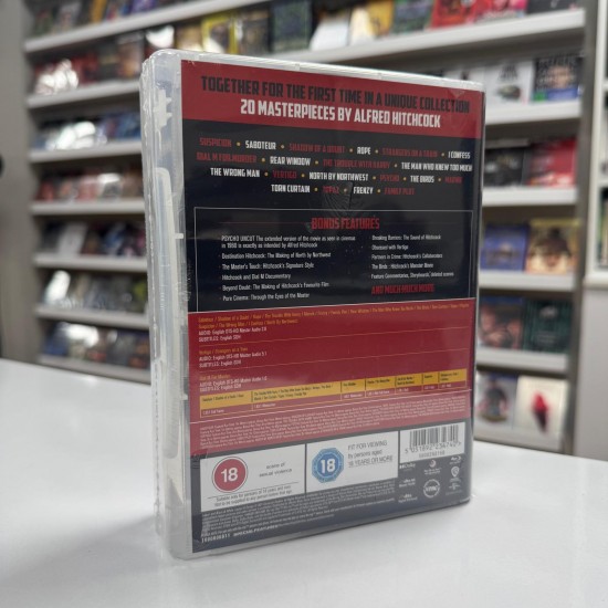 ALFRED HITCHCOCK THE DEFINITIVE COLLECTION 20 FILM BLU RAY BOX SET ALFRED HITCHCOCK THE DEFINITIVE COLLECTION 20 FILM BLU RAY BOX SET