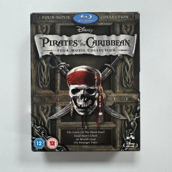 KARAYIP KORSANLARI 1 - 4 / PIRATES OF THE CARIBBEAN 1 - 4 BLU RAY BOX SET