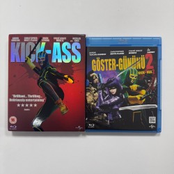 GOSTER GUNUNU 1 - 2 / KICK ASS 1 -2 BLU RAY SET ( 2 FILM )
