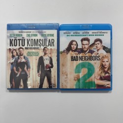 KOTU KOMSULAR 1 -2 / BAD NEIGHBORS 1 - 2 BLU RAY SET ( 2 FILM )