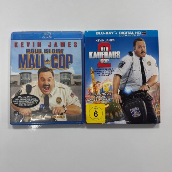 SAKAR POLIS 1 - 2 / MALL COP 1 - 2 BLU RAY SET ( 2 FILM )