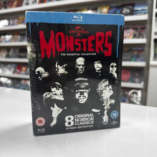 UNIVERSAL CLASSIC MONSTERS COLLECTION BLU RAY BOX SET ( 8 FILM )