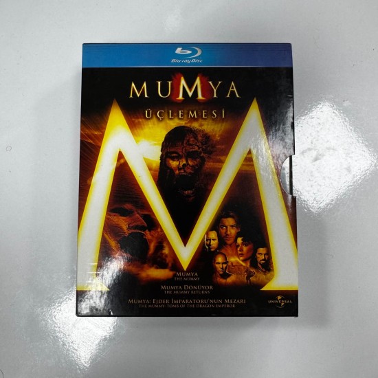 THE MUMMY TRILOGY - MUMYA UCLEMESI BLU RAY BOX SET THE MUMMY TRILOGY - MUMYA UCLEMESI BLU RAY BOX SET
