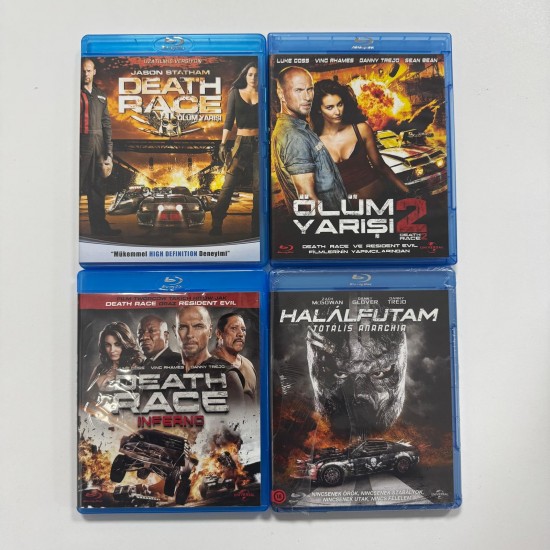 OLUM YARISI - DEATH RACE BLU RAY SET ( 4 FILM )