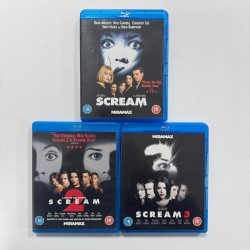 CIGLIK 1 - 2 - 3 / SCREAM 1 - 2 - 3 BLU RAY SET ( 3 FILM )