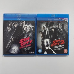 SIN CITY + SIN CITY 2 BLU RAY SET ( 2 FILM )