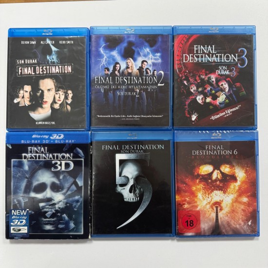 SON DURAK - FINAL DESTINATION 1 - 6 BLU RAY SET ( 6 FILM )