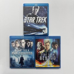 STAR TREK UCLEMESI - 3 FILM 5 DISK BLU RAY SET