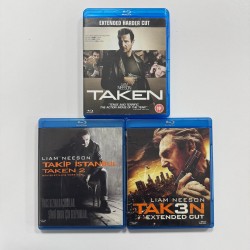 TAKEN 1 - 2 - 3 BLU RAY SET ( 3 FILM )