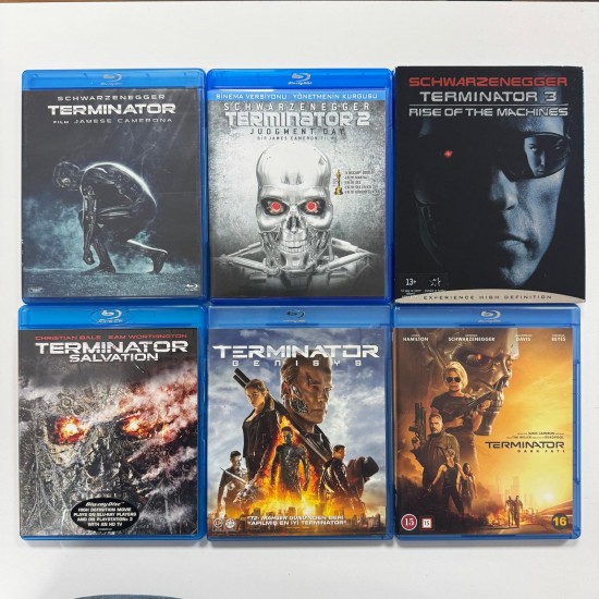 TERMINATOR - THE TERMINATOR BLU RAY SET ( 6 FILM )