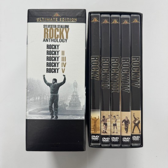 ROCKY ULTIMATE EDITION ANTHOLOGY 5 FILM DVD BOX SET ( HARD BOX )