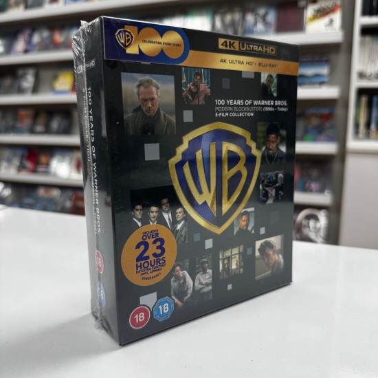100 YEARS OF WARNER BROS. MODERN BLOCKBUSTERS (1990s - Today) 5 FILM COLLECTION 4K UHD + BLU RAY BOX SET
