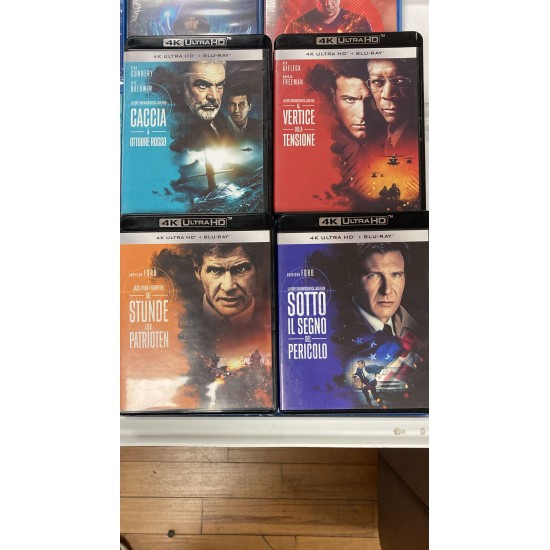 JACK RYAN SERISI - 4 FILM 4K UHD + BLU RAY BOX SET ( 8 DISK ) JACK RYAN SERISI - 4 FILM 4K UHD + BLU RAY BOX SET ( 8 DISK )