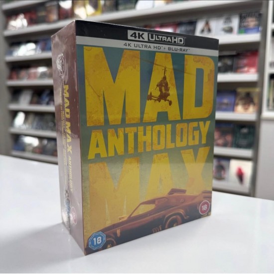 MAD MAX ANTHOLOGY 4 FILM 4K UHD +  BLU RAY BOX SET 